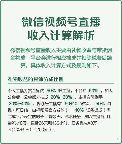 视频号_微信视频号直播收益分成比例_微信视频号直播如何查看收益明细
