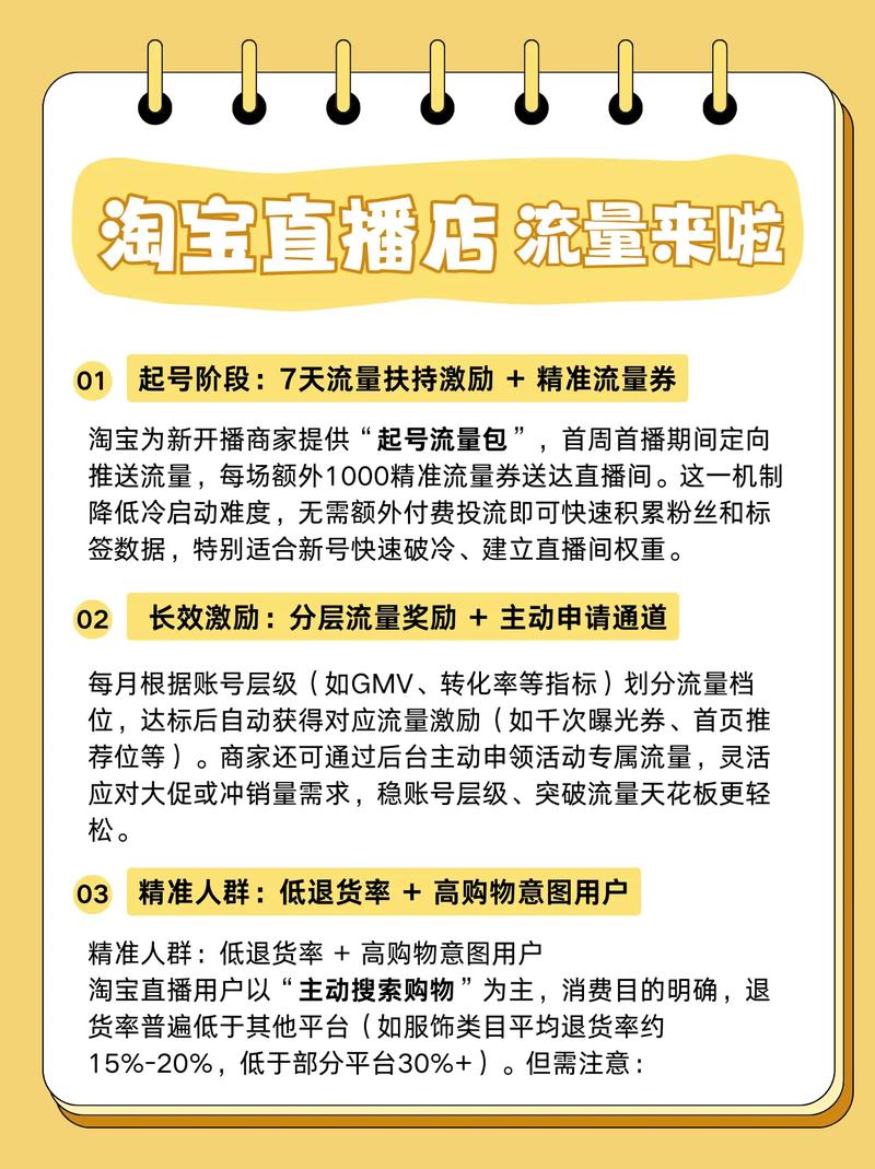 淘宝直播浮现权获取_涨粉_淘宝直播推荐流量来源